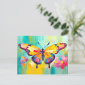 Carte Postale Papillon brillant (Debout devant)