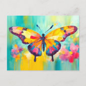Carte Postale Papillon brillant (Devant)