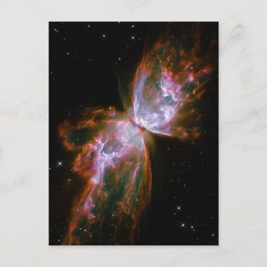 Carte Postale Papillon / Bug Nebula Hubble Space (Devant)