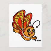 Carte Postale Papillon Chloe Articles promotionnels (Devant)