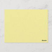 Carte Postale Papillon coloré en mouvement (Dos)