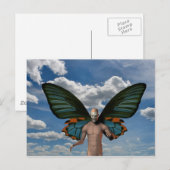 Carte Postale Papillon crânien (Devant / Derrière)