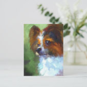 Carte postale Papillon curieux (Debout devant)