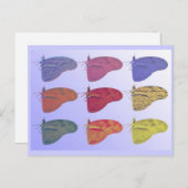 Carte postale papillon d'Amazonie (Devant / Derrière)