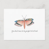 Carte Postale Papillon d'aquarelle Vintage Monarch (Devant)