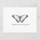 Carte Postale Papillon d'aquarelle Vintage Monarch (Devant)