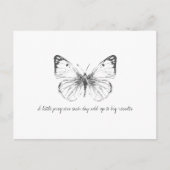 Carte Postale Papillon d'aquarelle Vintage Monarch (Devant)