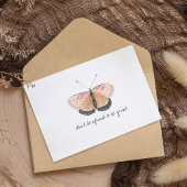 Carte Postale Papillon d'aquarelle Vintage Monarch