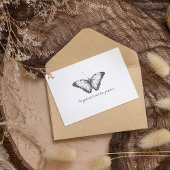 Carte Postale Papillon d'aquarelle Vintage Monarch