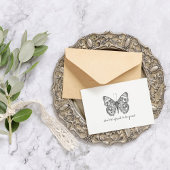 Carte Postale Papillon d'aquarelle Vintage Monarch