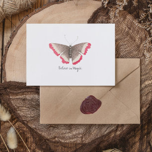 Carte Postale Papillon d'aquarelle Vintage Monarch