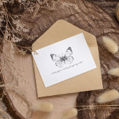 Carte Postale Papillon d'aquarelle Vintage Monarch