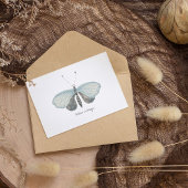 Carte Postale Papillon d'aquarelle Vintage Monarch