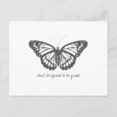 Carte Postale Papillon d'aquarelle Vintage Monarch (Devant)