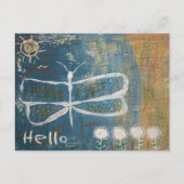 Carte Postale Papillon d'art brut (Devant)