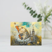 Carte Postale Papillon d'autel mystique (Debout devant)