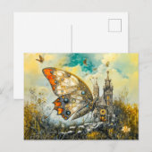 Carte Postale Papillon d'autel mystique (Devant / Derrière)