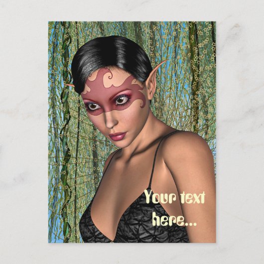 Carte Postale Papillon de fée (Devant)