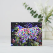 Carte Postale Papillon de jardin secret (Debout devant)