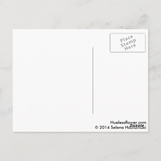 Carte Postale Papillon de queue de tigre (Dos)