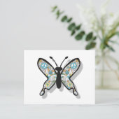 Carte Postale Papillon de signe de paix (Debout devant)