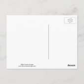 Carte Postale Papillon d'épaisse du tigre oriental (Dos)