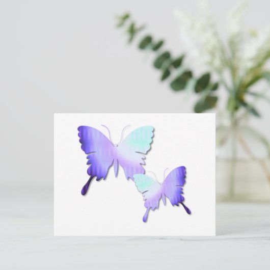 Carte postale Papillon Design (Debout devant)