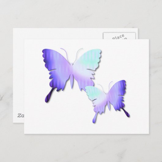 Carte postale Papillon Design (Devant / Derrière)