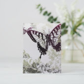 Carte Postale papillon d'été chic et coloré (Debout devant)