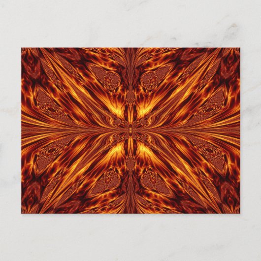 Carte Postale Papillon d'incendie (Devant)