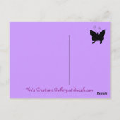 Carte Postale Papillon Diva (Dos)