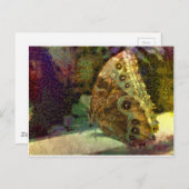 Carte Postale Papillon d'or, Klimt, art, art papillon (Devant / Derrière)