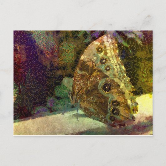 Carte Postale Papillon d'or, Klimt, art, art papillon (Devant)