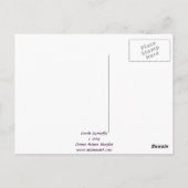 Carte Postale Papillon - Douceur (Dos)