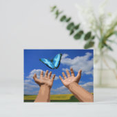 Carte postale Papillon écossais gratuit (Debout devant)