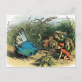 Carte Postale Papillon Elf Art Cute Elves Papillons (Devant)