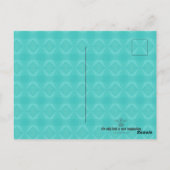 Carte Postale Papillon en Rose (Dos)