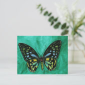 Carte postale Papillon en verre tendu (Debout devant)