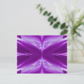 Carte Postale Papillon en violet (Debout devant)