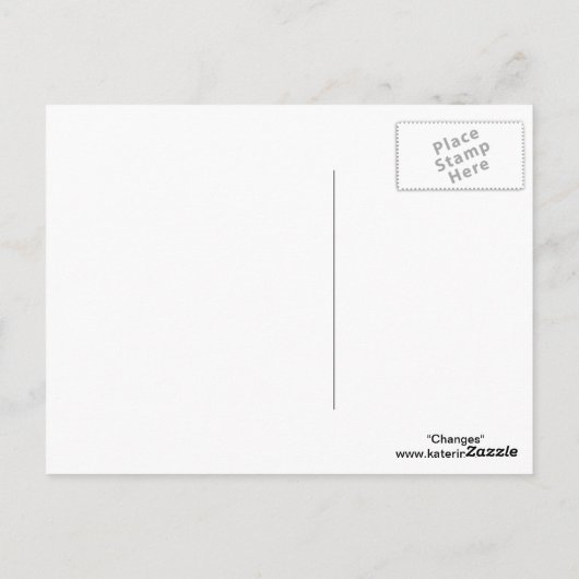 Carte postale papillon fée (Dos)