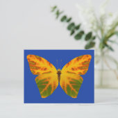 Carte Postale Papillon feuille Aspen 1 (Debout devant)