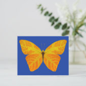Carte Postale Papillon feuille Aspen 3 (Debout devant)