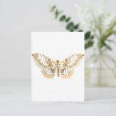 Carte Postale Papillon GlassWing (Debout devant)