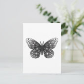Carte Postale Papillon gris (Debout devant)