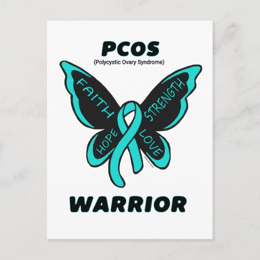 Carte Postale Papillon/Guerrier...PCOS (Devant)