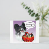 Carte Postale Papillon Halloween Candy (Debout devant)