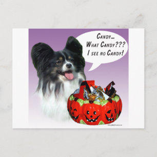 Carte Postale Papillon Halloween Candy
