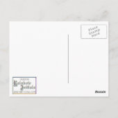 Carte Postale Papillon initial R (Dos)