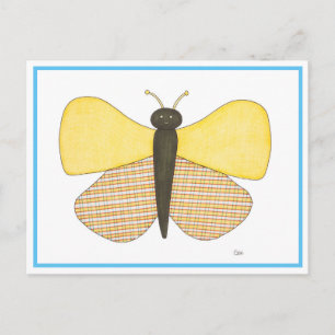 Carte postale Papillon Joyeux