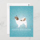 Carte Postale Papillon - Joyeux anniversaire (Devant / Derrière)